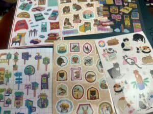 Moonbow Creative Stickers sheets